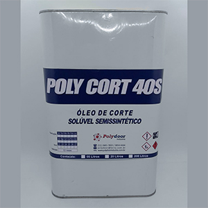 Poly Cort 40S - Óleo de corte solúvel Semi sintético